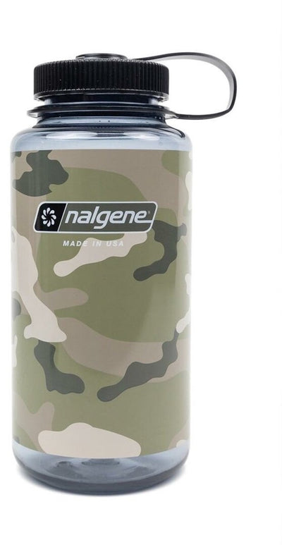 Nalgene - wide mouth bottle - special - drinkfles - waterfles - camouflage - lekvrij - 1000ml - bpa free - sustain - camo