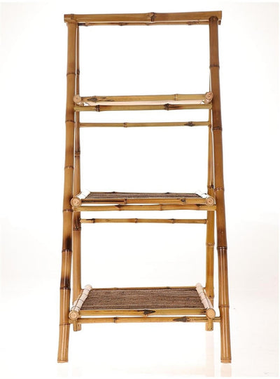 Hbx natural living etagere bamboe 45x47x100cm