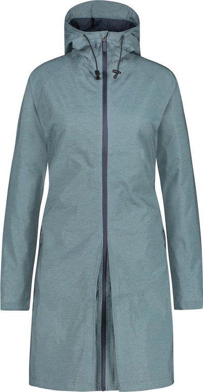 Agu seq - regenjas dames - 2-in-1 poncho - blauw - l - waterdicht - winddicht - ademend - ventilatie rugpaneel