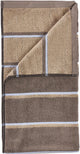 Zone denmark sauna handdoek 100 x 50 cm taupe camel sky blue