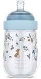 Mepal mio babyfles little dutch - 240 ml - anti-koliek - spiraalontwerp voorkomt verstopping - siliconen van medische kwaliteit - forest friends