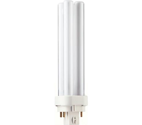 Philips master pl-c lamp 18w 830 4p g24q-2 warm wit
