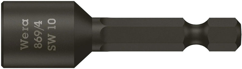 Wera dopsleutel 869 4 bits insert 10mm 869 4 1 4