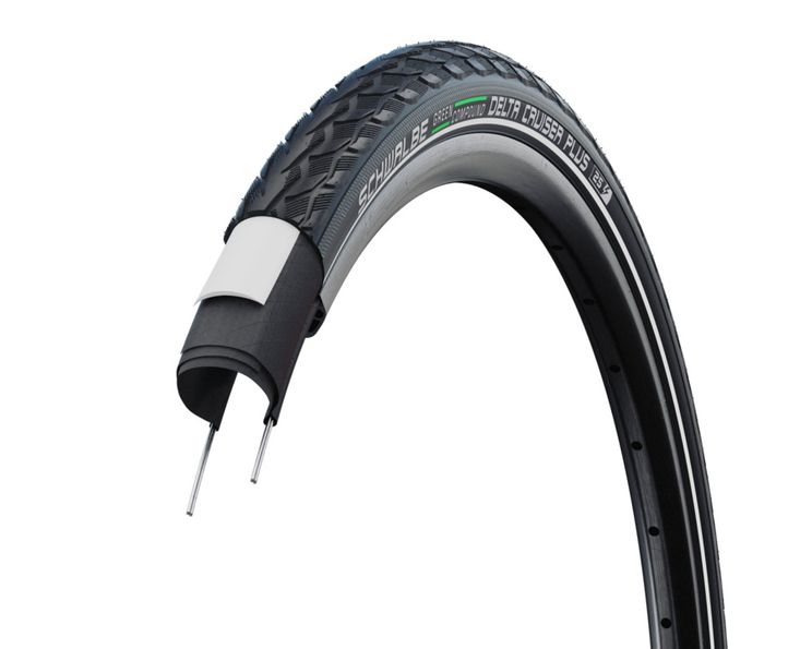 Schwalbe draadband delta cruiser plus act 50-622 +r zwart