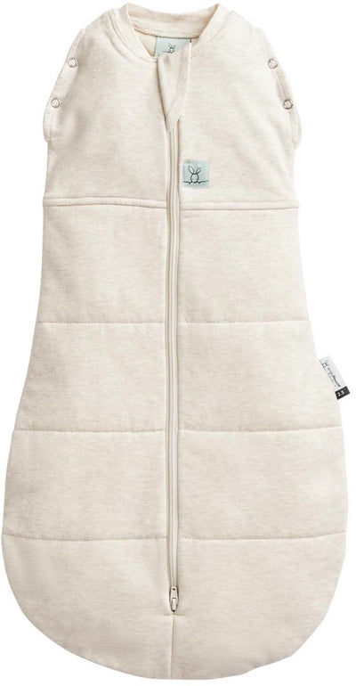 Ergopouch cocoon inbaker slaapzak - 2,5 tog - slaapzak baby - inbakerslaapzak - slaapzakken- 6-12 md - oatmeal marle