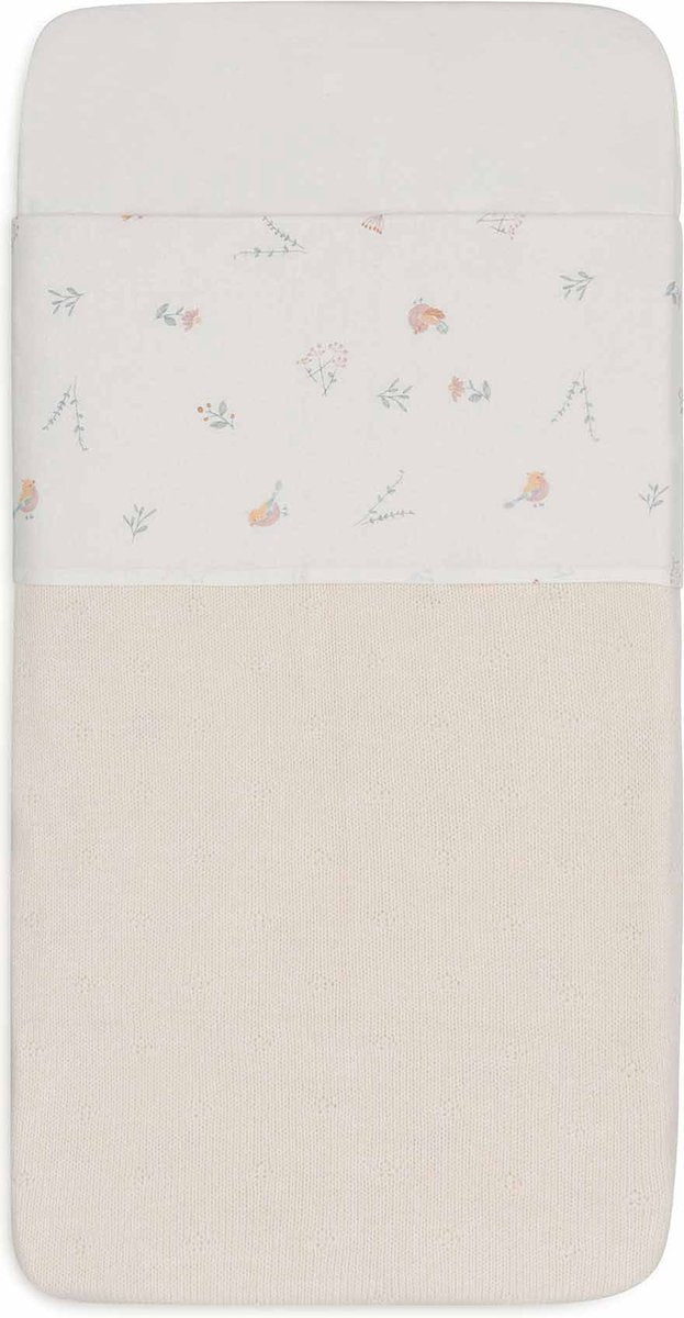 Jollein laken wieg 75x100cm lovely birds