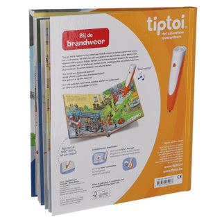 Tiptoi - boek - bij de brandweer - leersysteem
