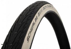 Schwalbe road cruiser 47-622 (28x1.75) zwart wit reflex