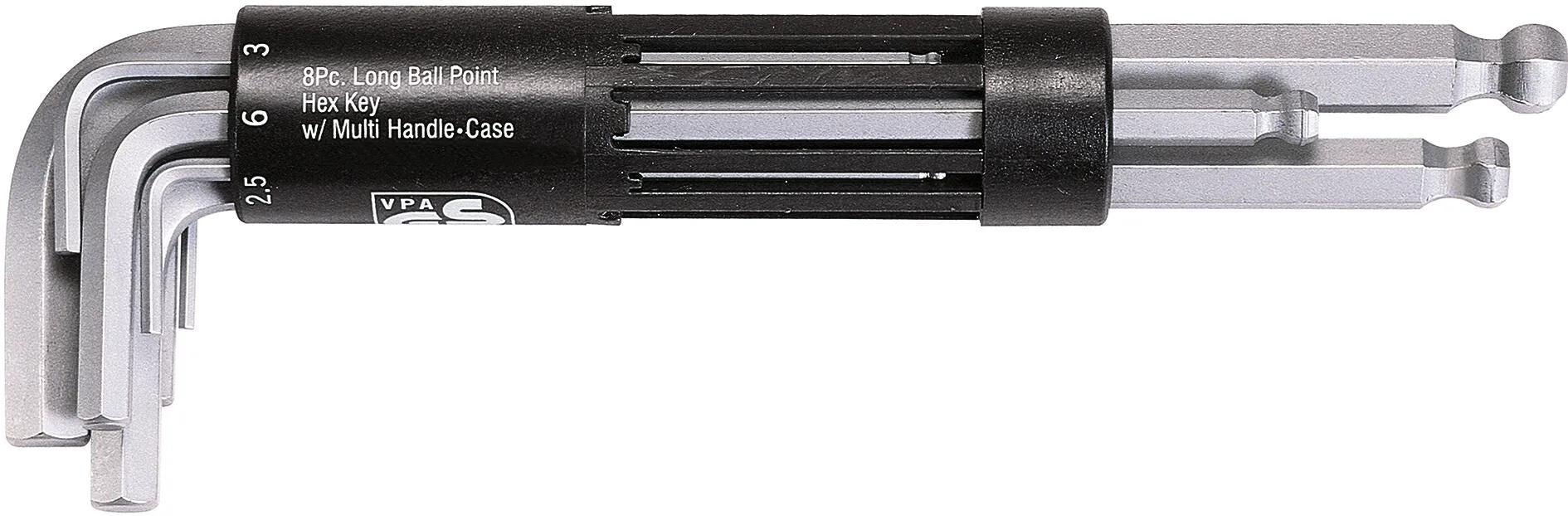 Ks tools hoeksleutel set 3 in 1 pin key set 8 pcs. 6-point inside