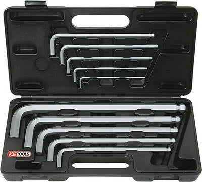 Ks tools winkelstiftschlüsselsatz xl pin key set 10 pcs. 6-point inside