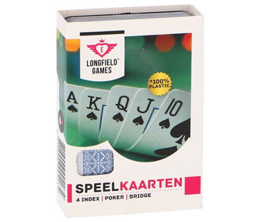 Longfield speelkaarten plastic | 12 stuks