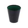 Basic dobbelbeker 9 cm zwart groen