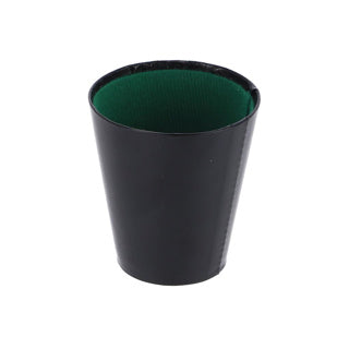 Basic dobbelbeker 9 cm zwart groen