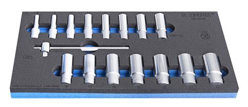 Unior inlay dopsleutelset 3 8 964 56sos