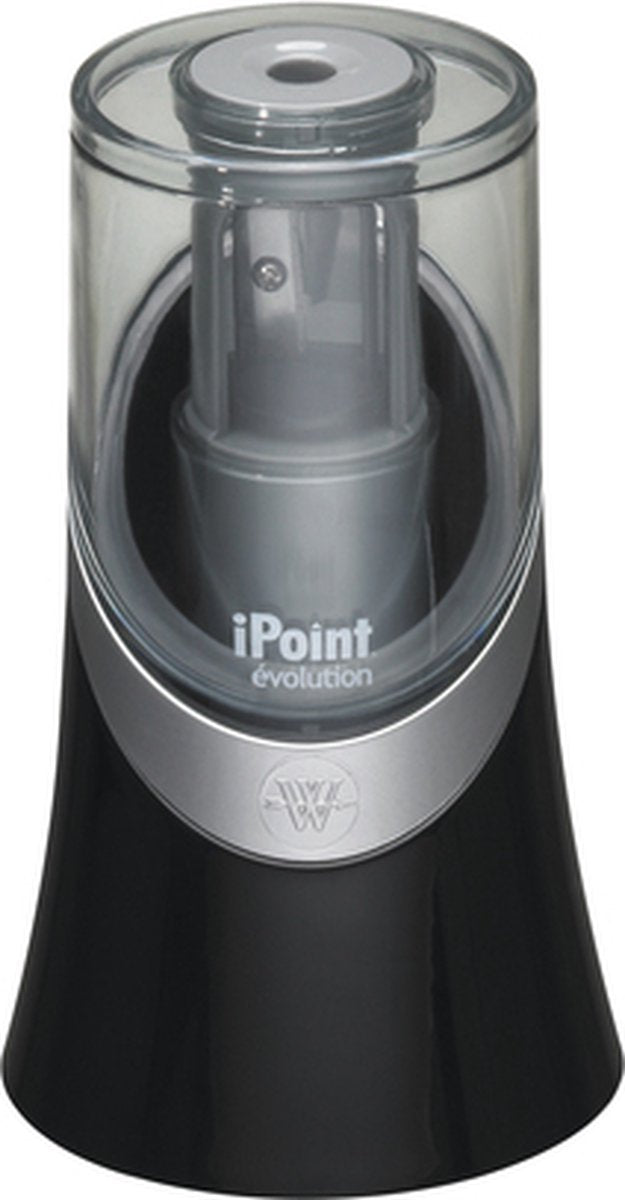 Westcott elektrische puntenslijper - ipoint evolution - exclusief batterijen - zwart - ac-e55030