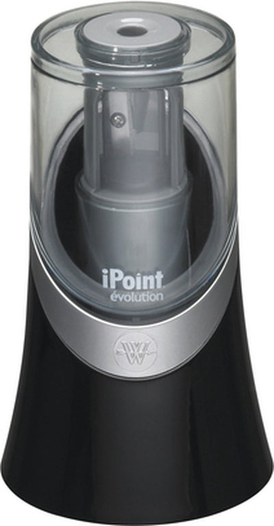 Westcott elektrische puntenslijper - ipoint evolution - exclusief batterijen - zwart - ac-e55030