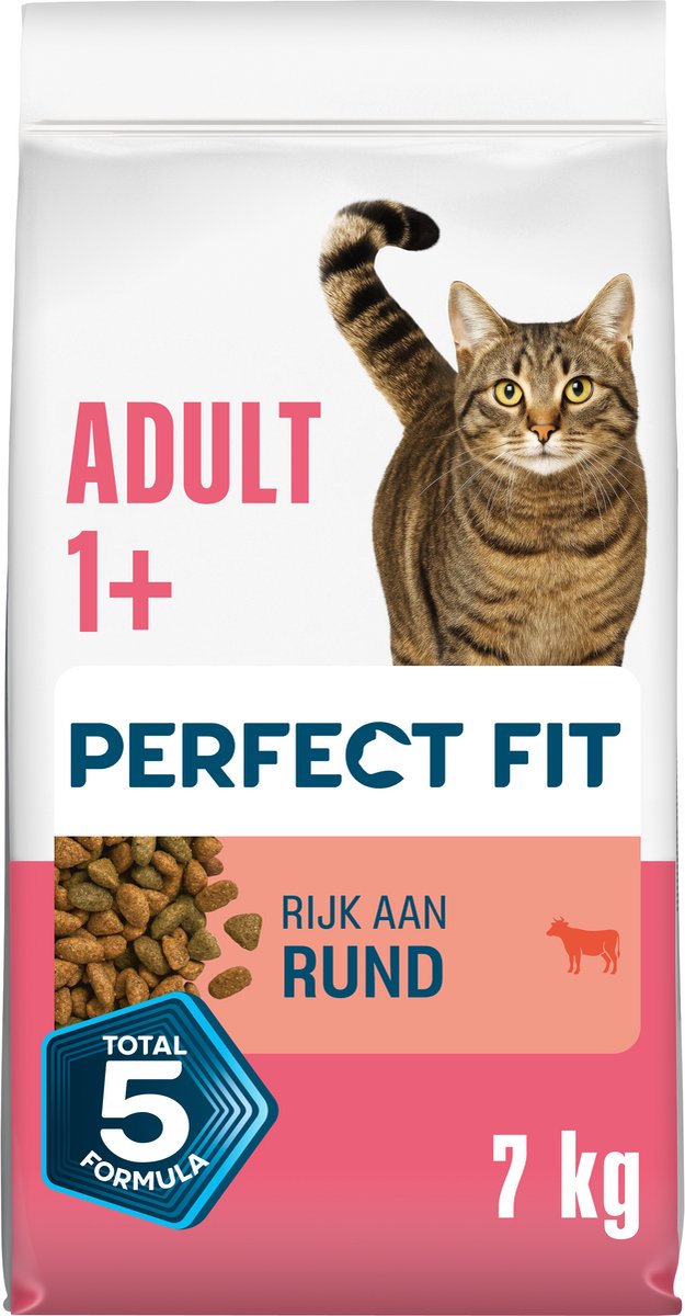 Perfect fit kattenbrokken - adult - rund - 7kg