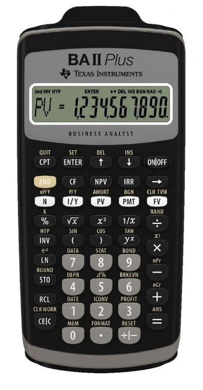 Texas instruments baii plus - wetenschappelijke rekenmachines