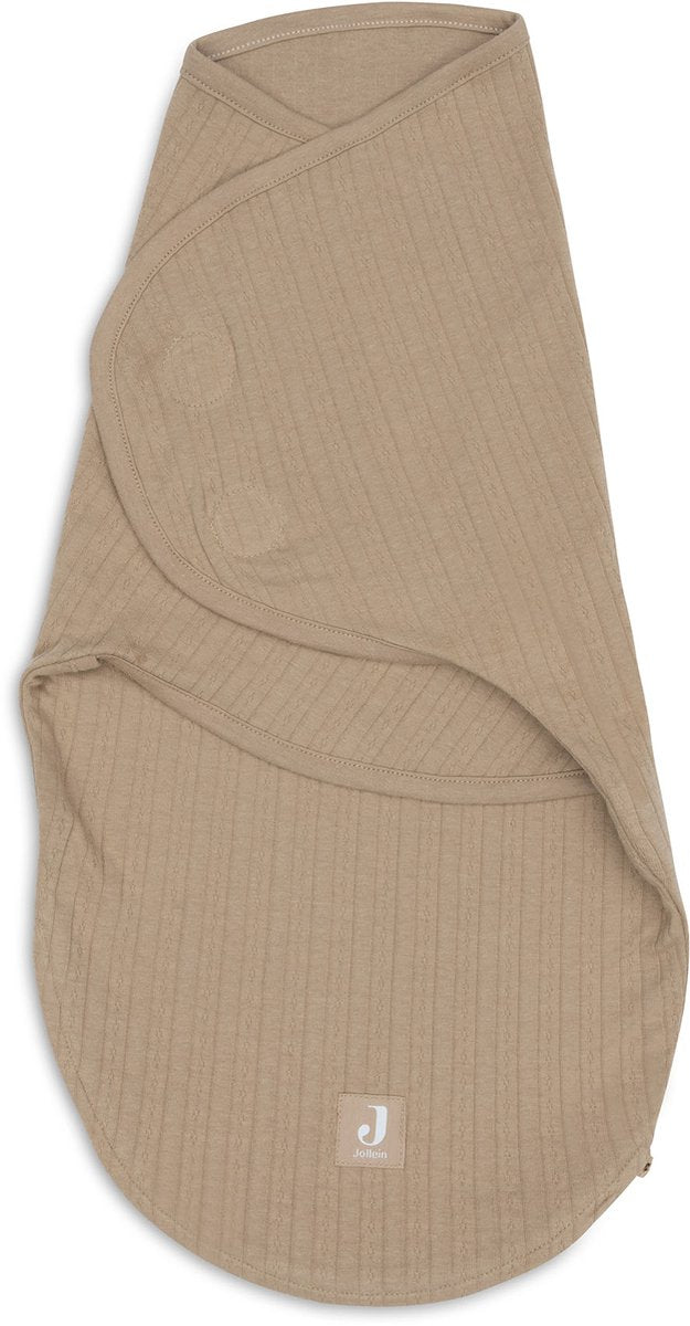 Jollein baby wrapper 0-3 maanden - ajour biscuit