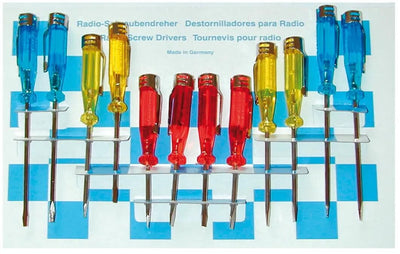 Sw stahl schroevendraaier set mini screwdr.sort.12 pcs. on card