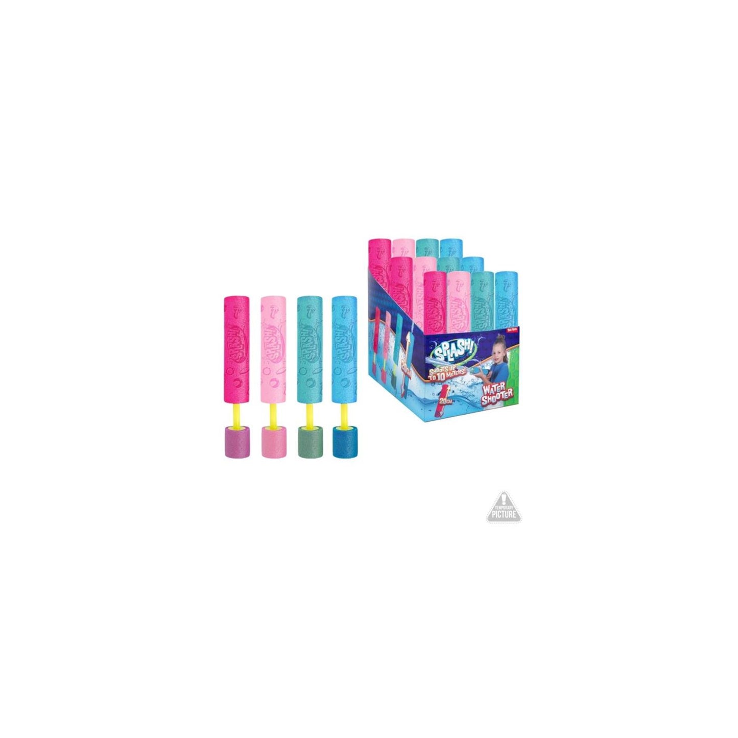 Toi-toys splash waterpistool 20cm 4 assorti
