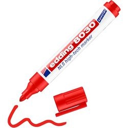 Edding nls high-tech 8030 permanent marker rood 1,5-3 mm ronde punt