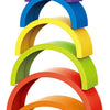 Toi-toys little stars baby stapeltoren regenboog, 7dlg.