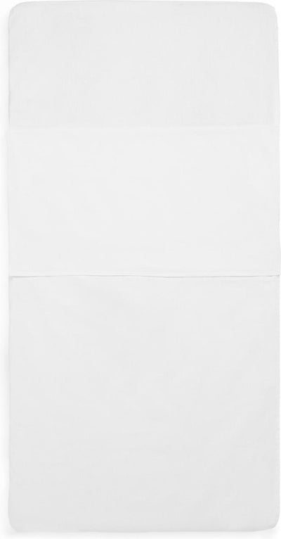 Jollein - baby hoeslaken ledikant (wit) - katoen - zaklaken voor rustbedje, hoeslaken baby - 60x120cm
