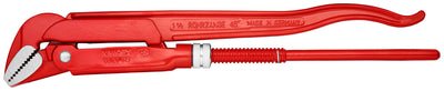 Knipex rohrzange pipe pliers 45° threaded lacquered