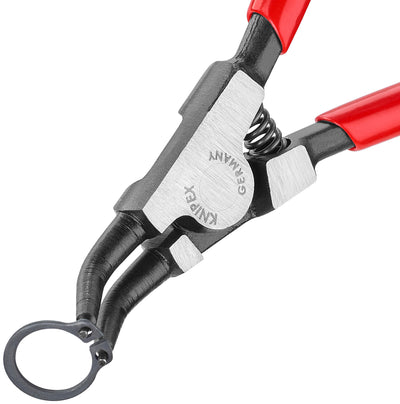 Knipex sicherungsringzange circlip pliers 45 degrees curved
