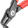 Knipex borgveertang praez.circlip pliers m.plastic curved