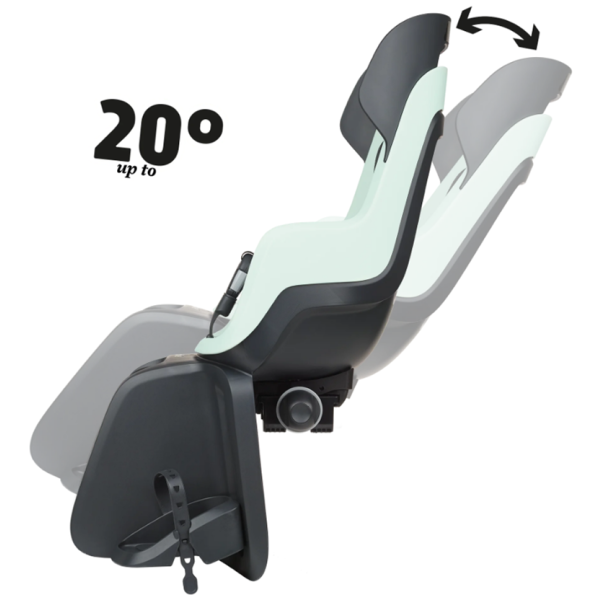Bobike kinderzitje achter go maxi rs met framebevestiging (ff) en slaapstand - peppermint