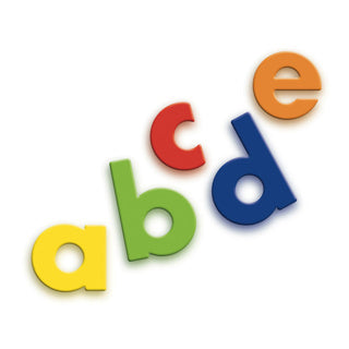 Quercetti kleine letters abc magneten, 48st.