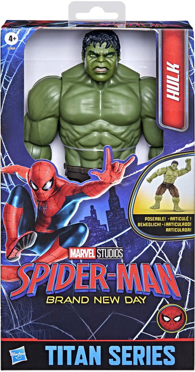 Hasbro marvel spiderman titan series hulk speelfiguur - 30cm