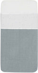 Jollein - baby laken ledikant - 120x150cm - ledikant, babybed - katoen - twinkling sea green