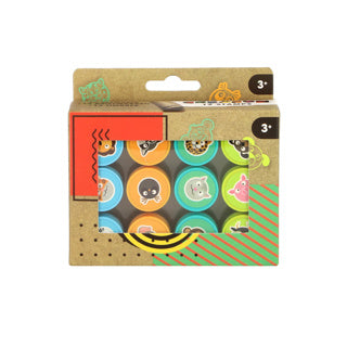 Creafun stempels 12 stuks inclusief inkt | 4 stuks