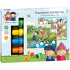 Bambolino toys fien en teun educatieve stempelset 14-delig | 2 stuks