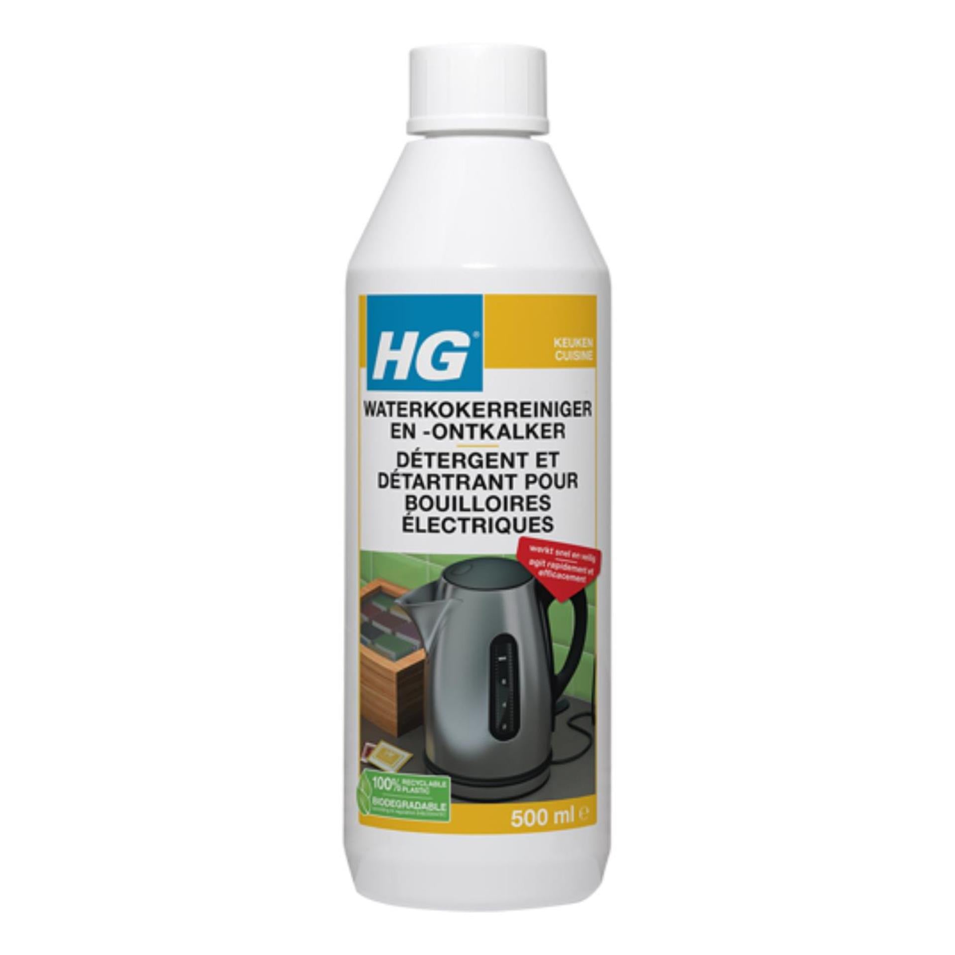Hg waterkokerreiniger en -ontkalker 500ml