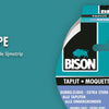 Bison tapijt tape extra sterk 10m x 5cm dubbelzijdig