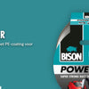 Bison power duct tape grijs 10mx4,8cm