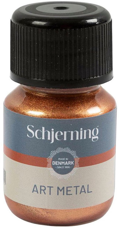 Creativ company metaalverf - medium goud - glanzende verf - voor diverse oppervlakken - 30ml - art metal - waterbasis - perfecte dekking - eenvoudig aan te brengen