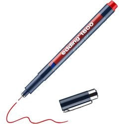 Fineliner edding 0,25 mm rood
