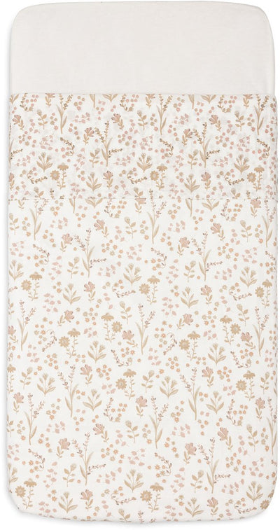 Jollein baby laken wieg - 75x100cm - babybed - katoen - bloomy