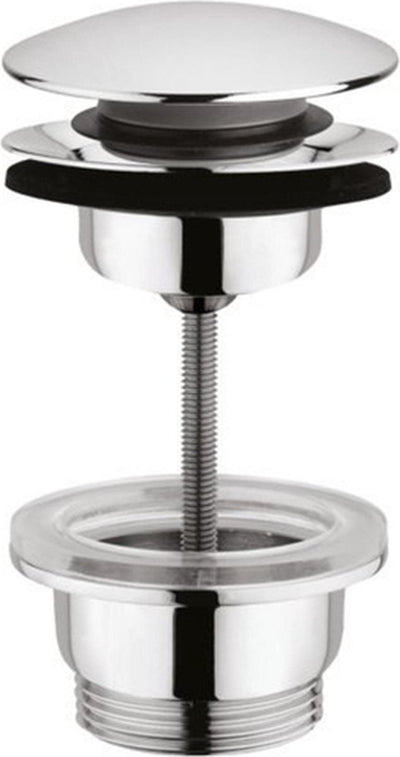 Plieger roma afvoerplug - 2 in 1 design - 1 1 4 - chroom