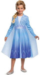 Disguise disney - frozen 2, elsa op reis basic plus , maat m (7-8 jaar), meisjes