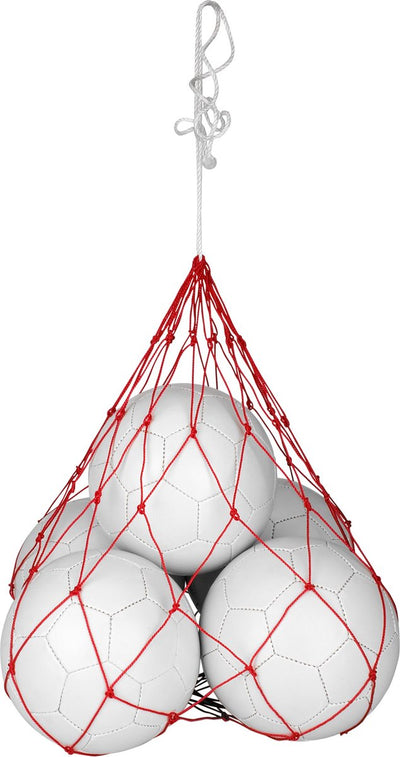 Avento ballennet voor 5 ballen - rood wit