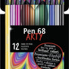 Stabilo pen 68 - viltstift - arty - set met 12 sets