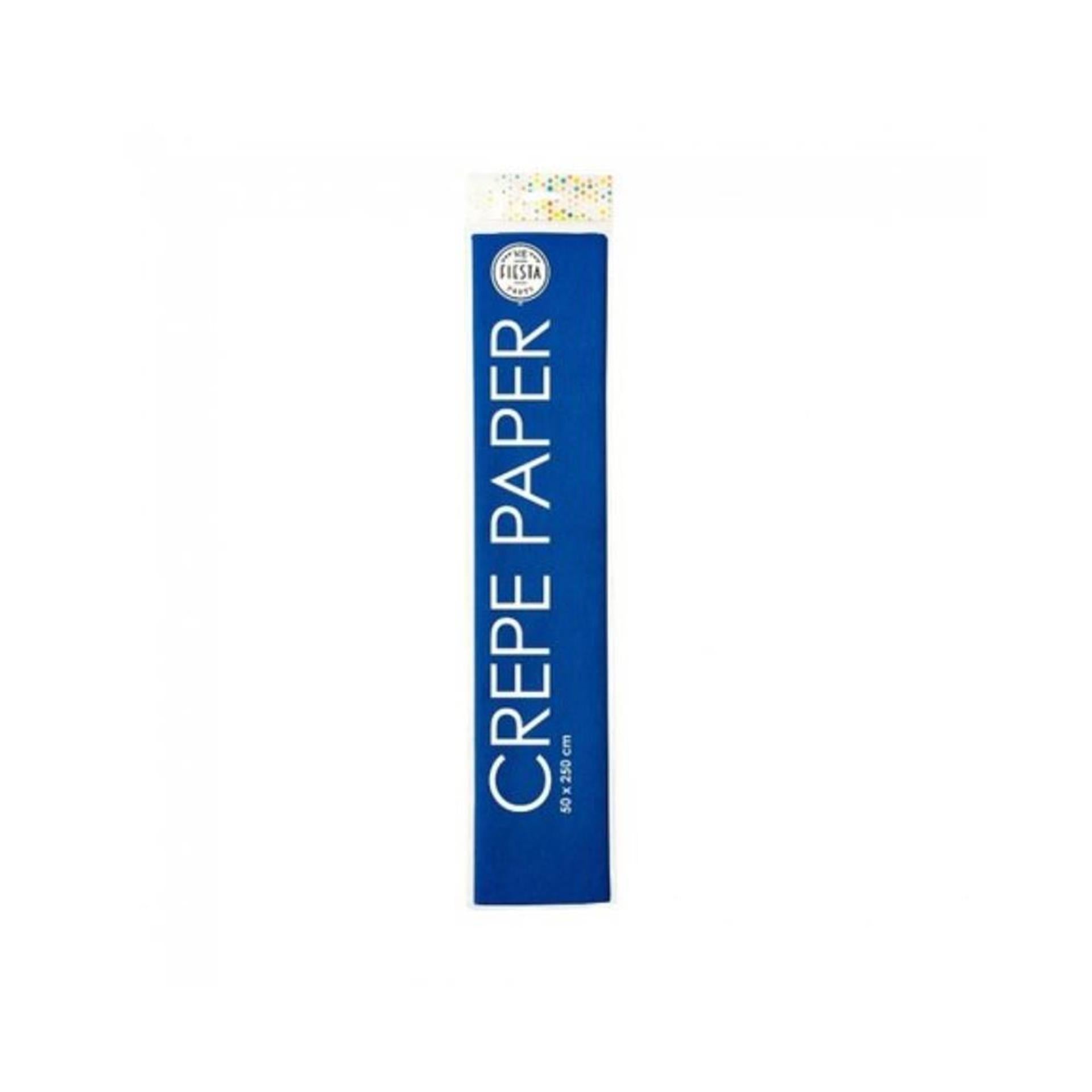 Crepepapier 50x250cm marineblauw pak a 12 rol