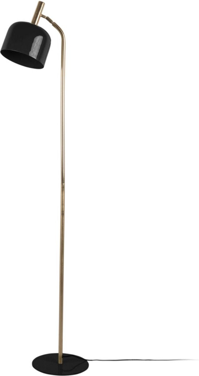 Leitmotiv vloerlamp smart - zwart - 26x26x164cm - modern - staande lampen voor woonkamer - slaapkamer