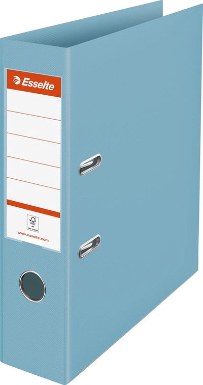 Esselte colour'breeze duurzame kunststof ordner - capaciteit van 500 a4-vel - rugbreedte van 72mm - blauw